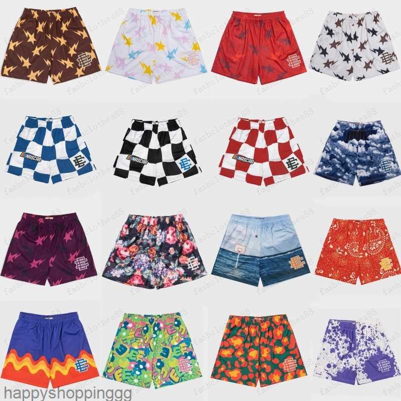 

designer mens ee shorts Eric Emanuel Fitness Sports Lightning printed shorts 17 Color women Summer Fitness Workout Casual Basketball Pants size M/L/XL/XXL/XXXL, Color18