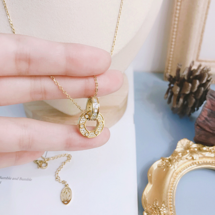 

High end Charm Pendant Necklaces Luxurious Design Necklace Exquisite 18k Gold Plated Long Chains Hot Style Jewelry Accessories Selected Girls Pair Christmas