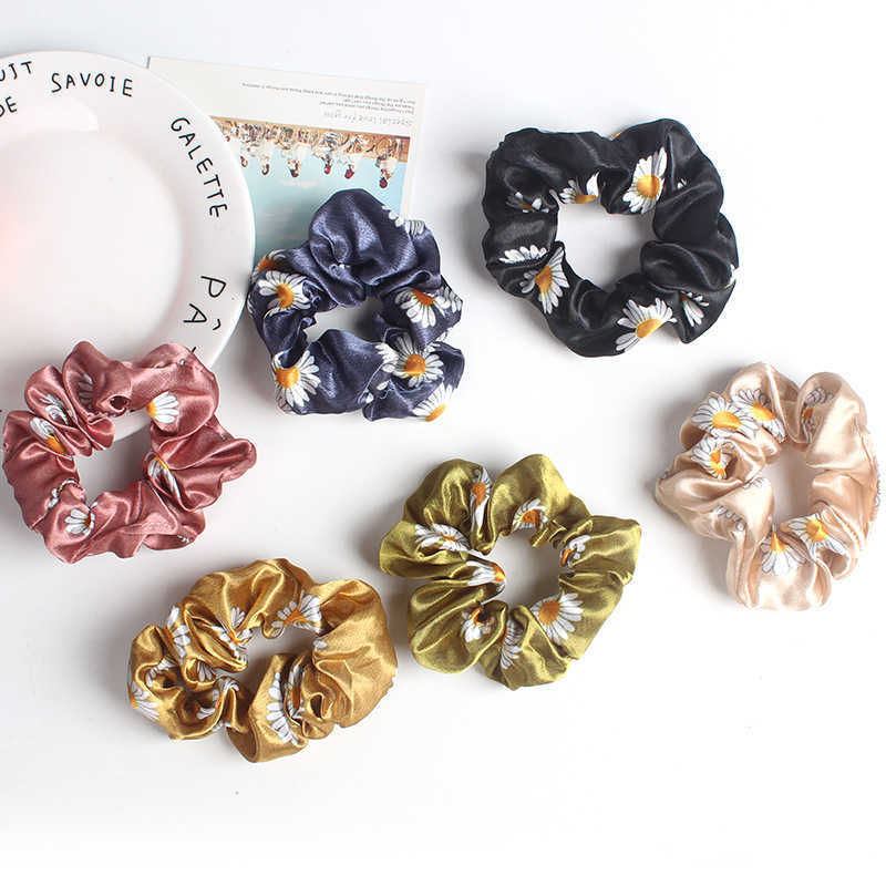 

Hair Rubber Bands Headwear Hair Accessories New Satin Face Sen WomensL argeI ntestineH airL oopS impleV ersatileH eadC ordS mallD aisyL eatherB andT ieH airO rnament, Green