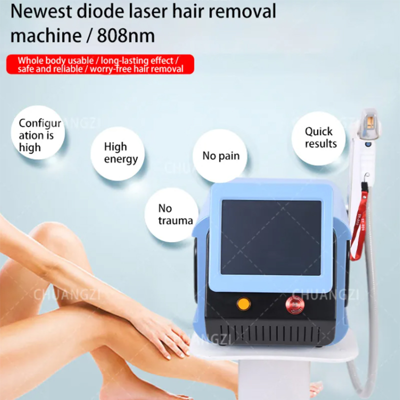 

Home Beauty Instrument New design Portable Professional 808 laser remove hair diode laser Machine 3 Wave 755 808 1064 diode laser hair removal equip
