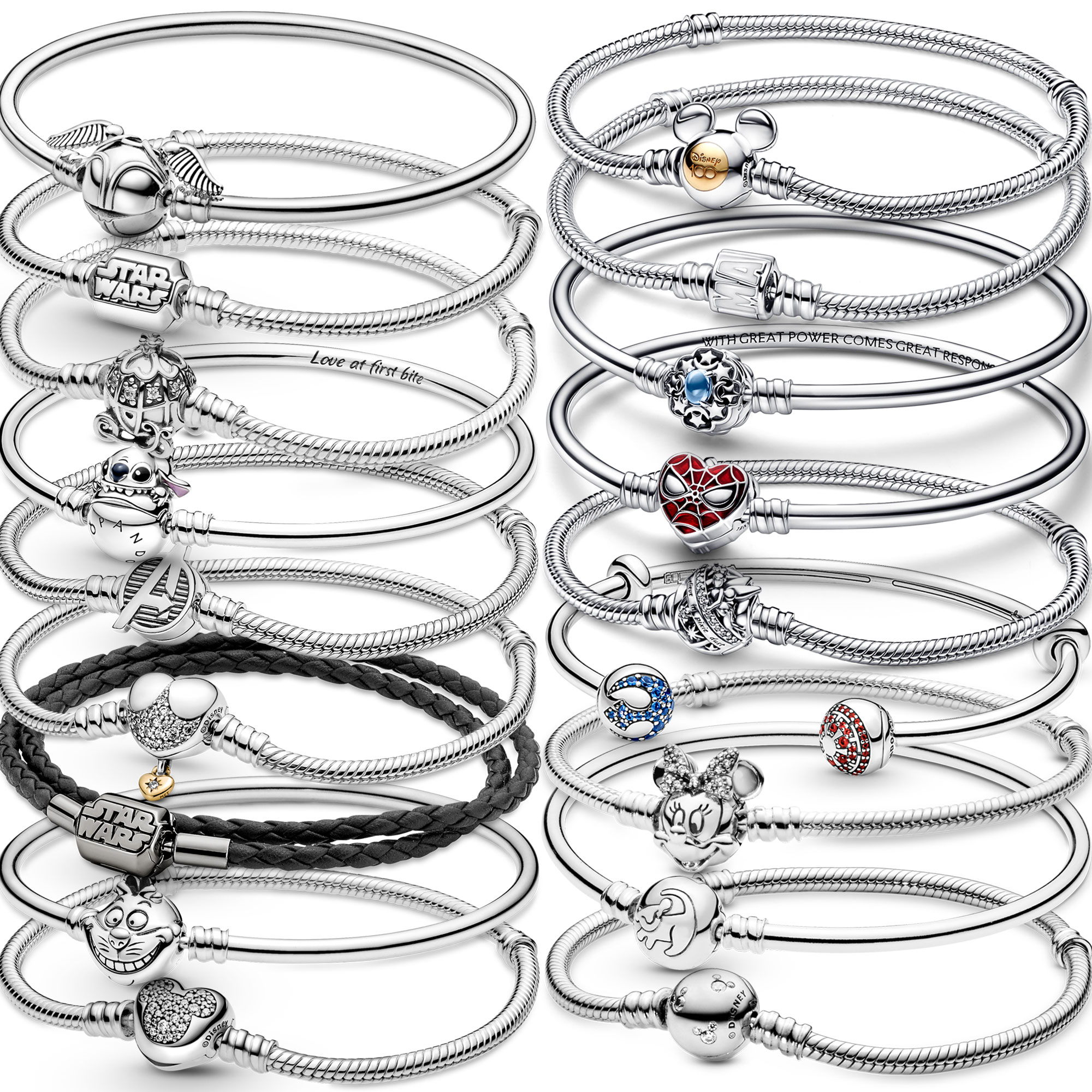 

The New Popular 925 Sterling Silver Pandora Charm Bracelet Is Suitable for Classic Female Jewelry Production Fashion Accessories Free Wholesale Freight
