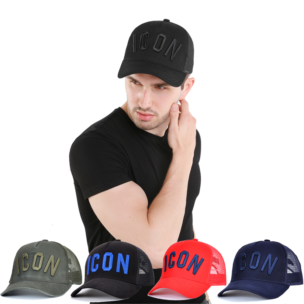 

DSQUQREDD2 Casual Fashion Trend Baseball Hat Simple Classic Letter Print Couple Unisex Sports Hat DSQ ICON Street Fashion Top Quality Hat D34, Red