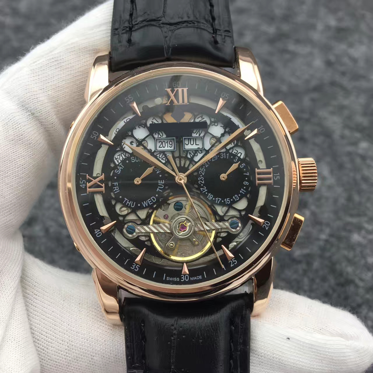 

Luxury mens watch designer watches Tourbillon high quality Fashion Mechanical Stainless Steel Automatic movement Self-wind womens watchs women 2023 New leather
