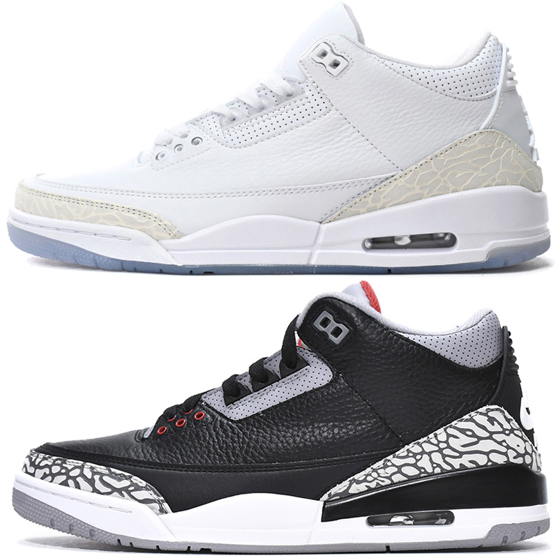 

Jumpman 3s Basketball shoes 3 Sneakers Men Lucky Green Triple White Cement Reimagined Muslin Oregon Pit Crew Wizards Fire Red Laser Orange International Flight UNC