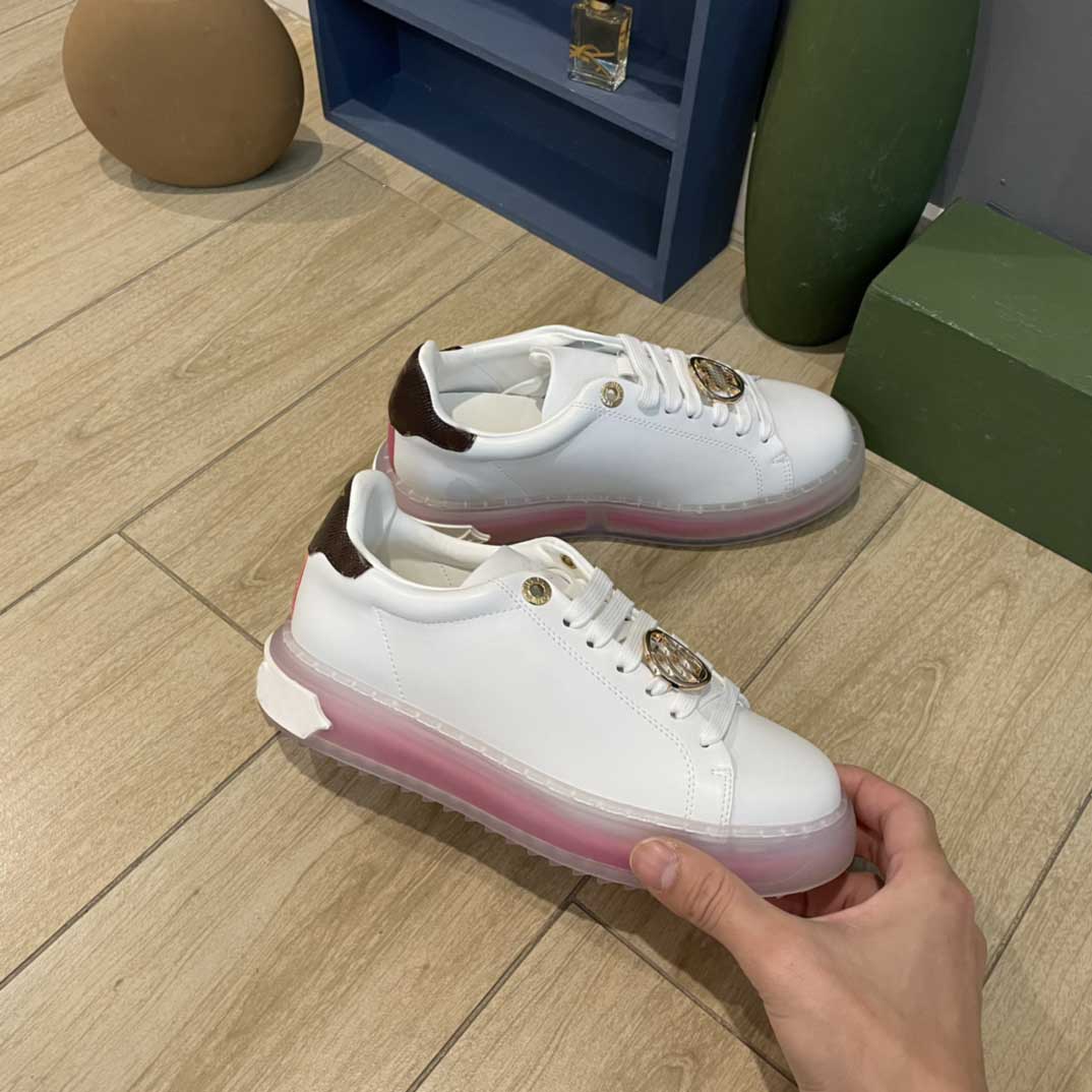 

top quality Casual Shoes Luxury casual shoes fashion platform men's sports travel leather lace-up ladies flat running letters women's ., Orange