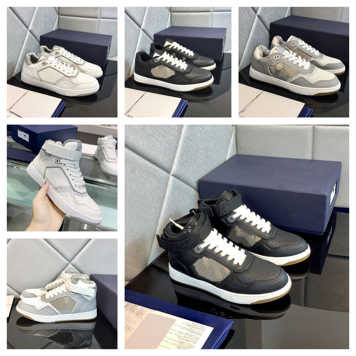 

Designer Sneakers Men's Fashion Casual Shoes Lace-up cowhide Luxury White Black women Men's graphic Designer Running Shoe Size 35-46