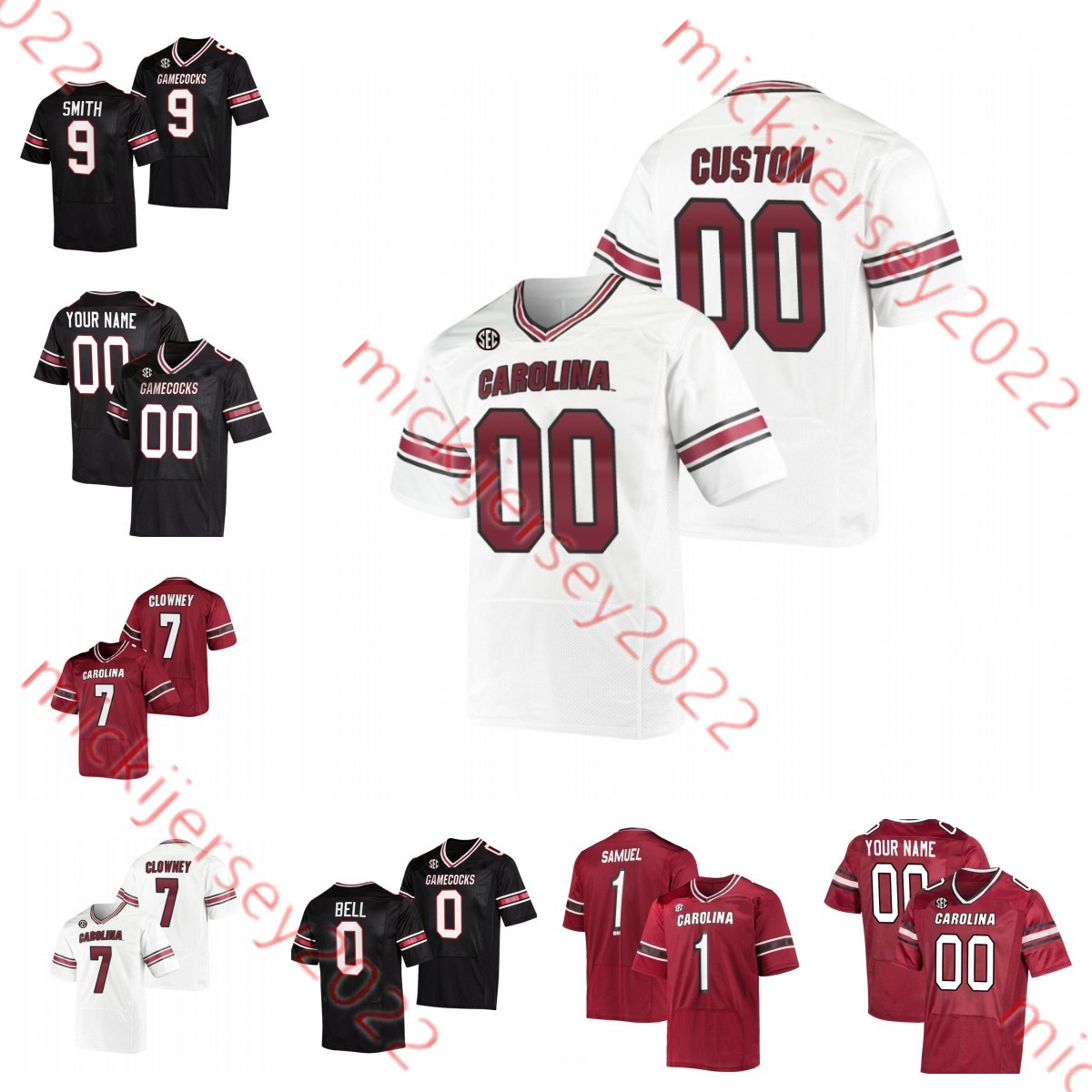 

Austin Stogner South Carolina Gamecocks Jersey Zavier Short Nate Adkins Dave Adams Chad Terrell Jesse Sanders Jaylen Nichols Mens South Carolina Football jerseys, White