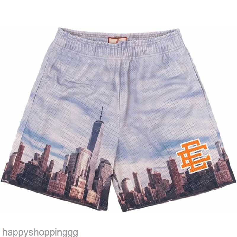 

2021 New York Eric Emanuel EE Basic Short Men's fitness shorts mesh breathable beach pants sports series basketball pants, Grey