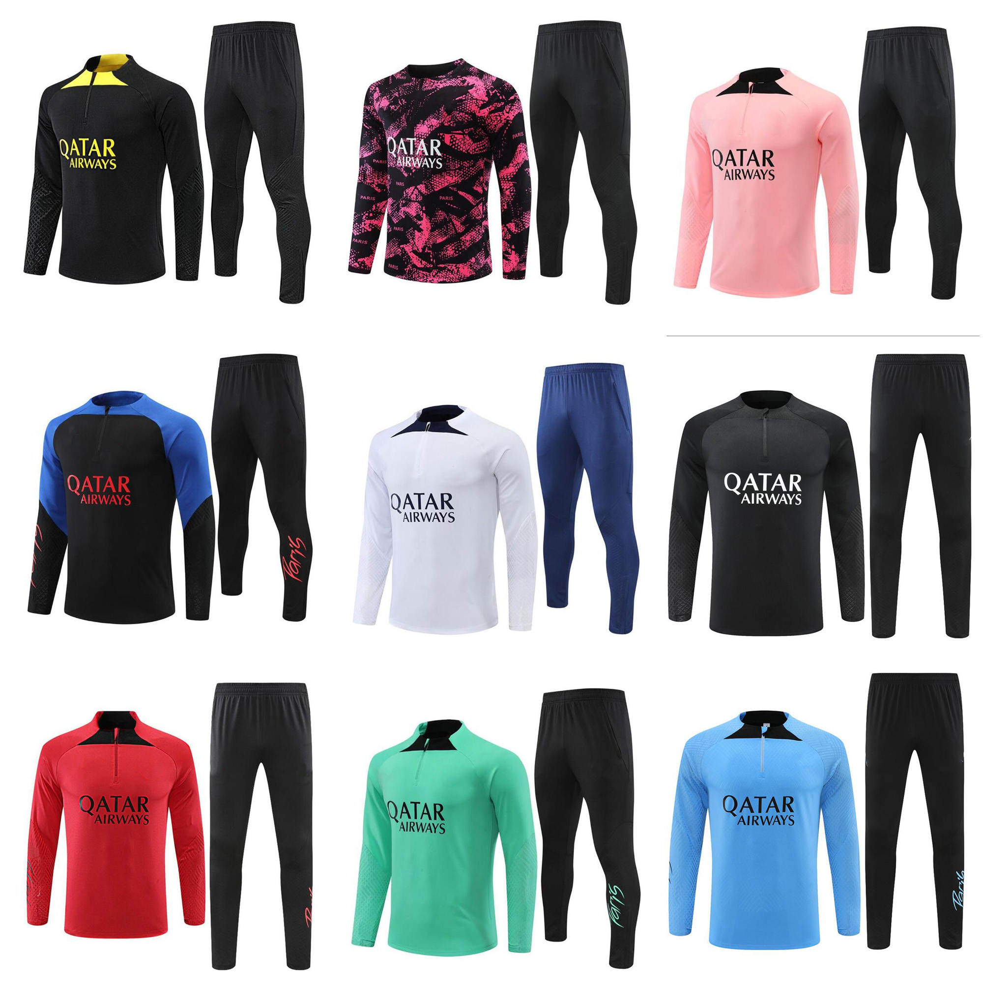 

2023 psgs tracksuit 2023 2024 MBAPPE HAKIMI maillot football Training Suit kids football kits soccer tracksuit ensemble, 1#