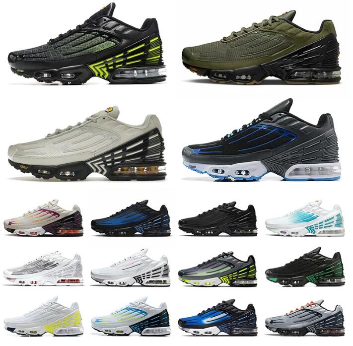 

Tuned Tn Plus 3 Womens Mens Running Shoes Top Fashion Tn3 Trainers Unity Bred Grey Mesh OG Black Red White Sneakers Laser Blue airsmx tns Atlanta Terrascape, 10