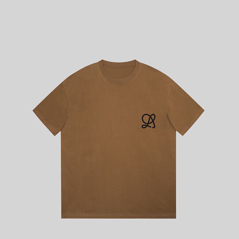 

Summer New Short Sleeve T Shirt Double Yarn Fabric Stereo Letter Shirt Printing Women Men's Round Neck T Shirt Original Sweatshirt Polo Shirt f4s4
