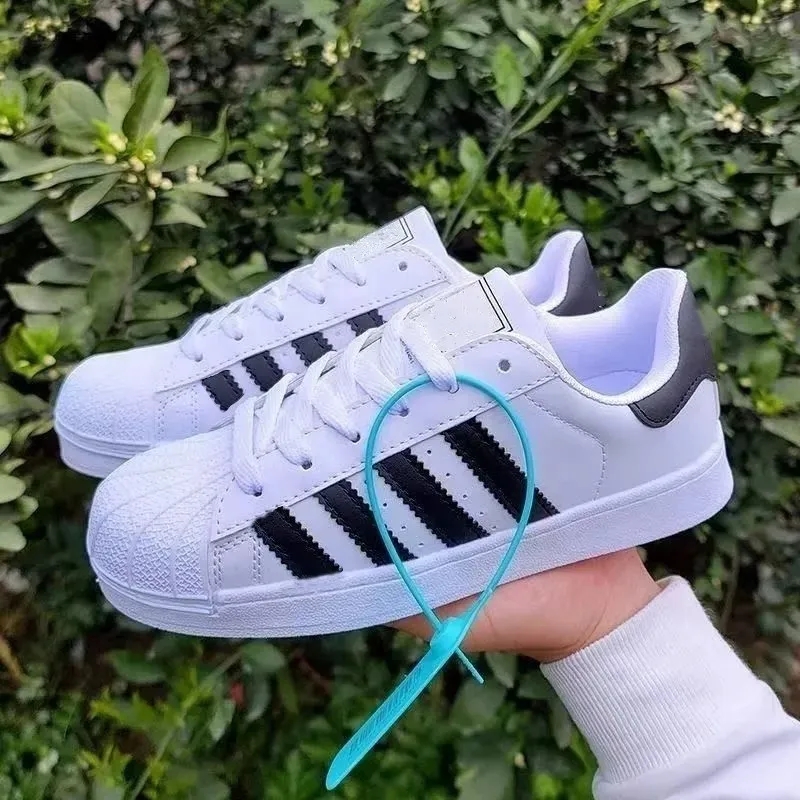 2023 Superstars Sport Casual Chaussures Blanc Noir rouge smith Baskets Super Star Femmes Hommes EUR Taille 36-44 A227