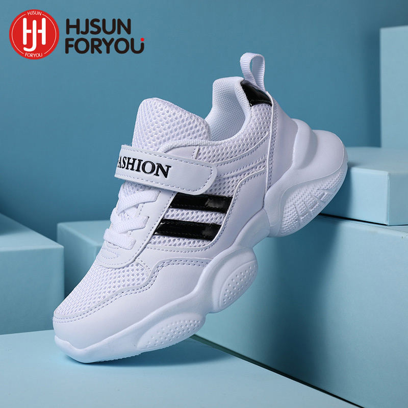 

Sneakers Kids Running Shoes for Boys Autumn Fashion Mesh Casual Walking Children Breathable Comfort Outdoor Sport 230331, White