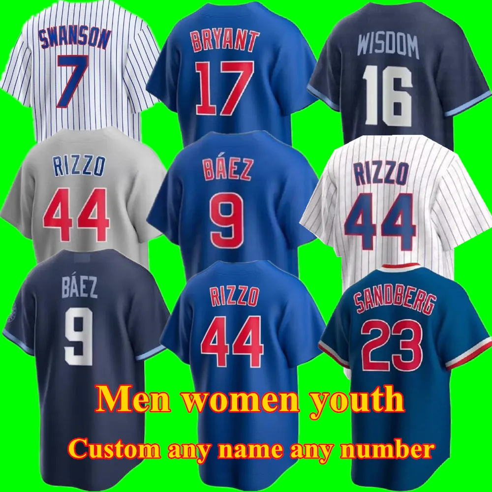 

2023 custom Baseball Jersey 44 Anthony 9 Javier Baez Rizzo Chicagos Willson Contreras Kris Bryant Ryne Sandberg jason heyward ian happ Men Women Kids Jerseys, As pic10