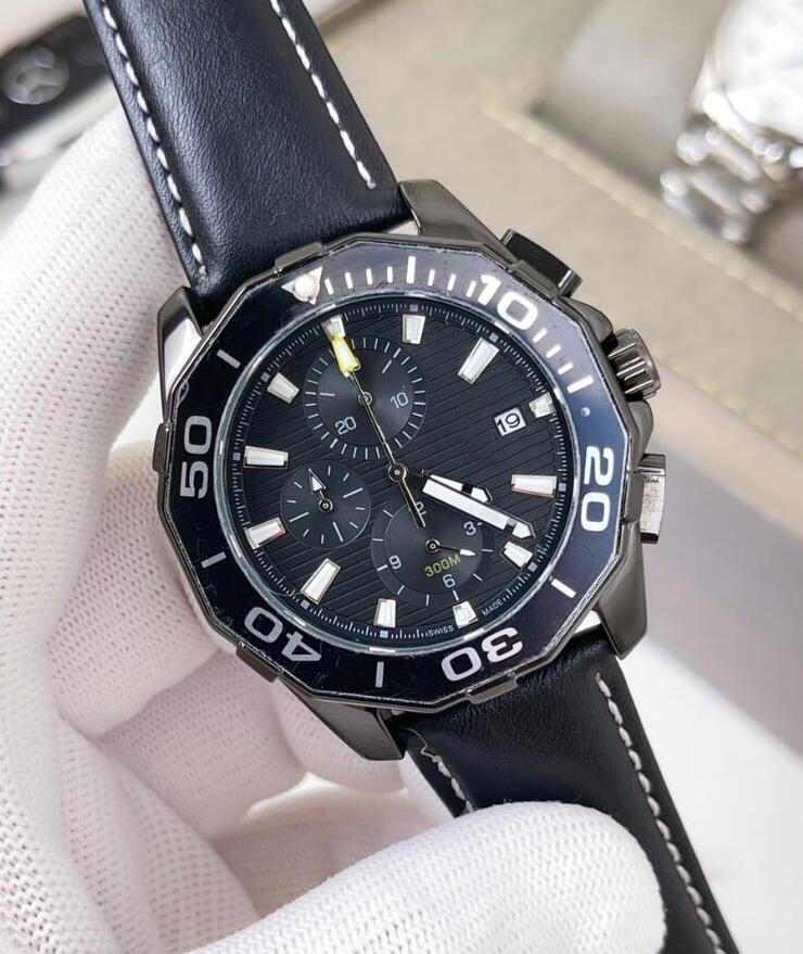 

New High Quality Luxury Mens tag heuerity Watches 41mm Automatic Mechanical Watch Designer Wristwatches Top Brand Leather Strap Casual Sports Style