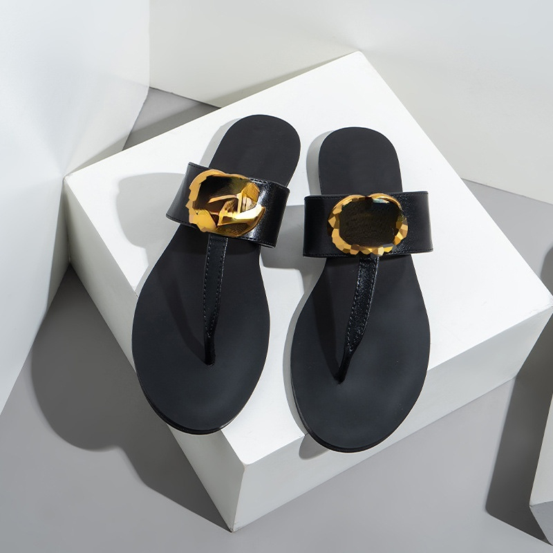 

Classic Women Flip Flops Classic Letters Slippers Women's Slides Sandals, Aspic