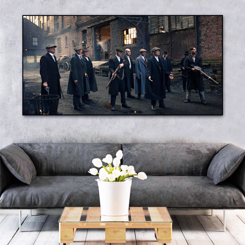 

Modern Classic Peaky Blinders Movie Art Posters and Prints Canvas Painting Print Wall Art for Living Room Home Decor Cuadros (No Frame)