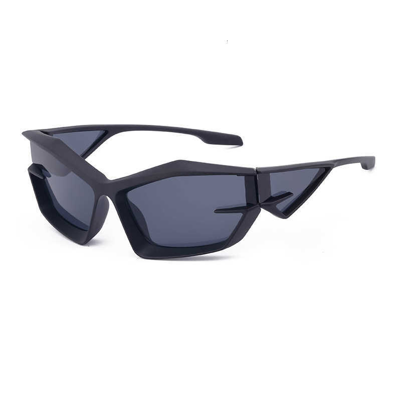 

Y2K Future Tech Shaped Sunglasses Men's Personalized Sunglasses Women's Hip Hop Glasses