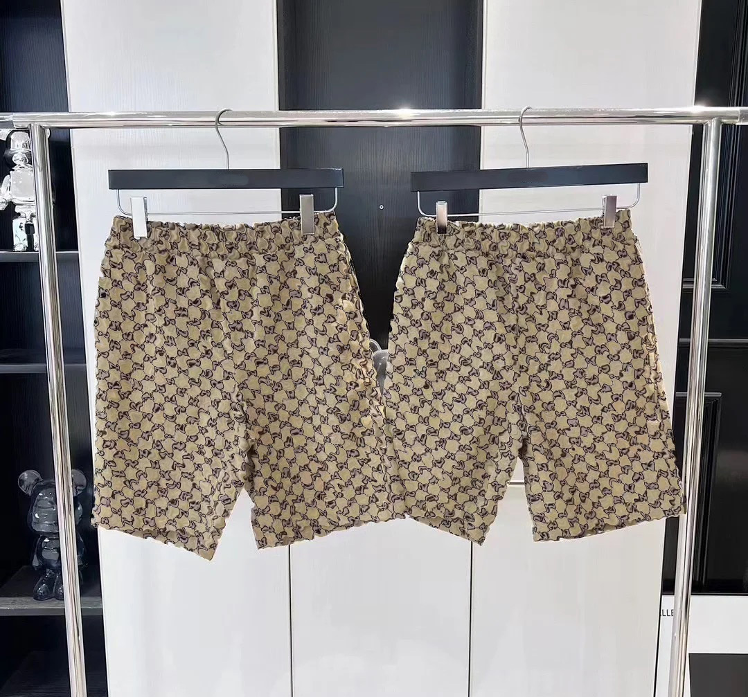 

Designer Shorts for Men Casual Fashion Streetwear Khaki Jacquard Shorts Sports Shorts Women's G Shorts European and American Style Shorts