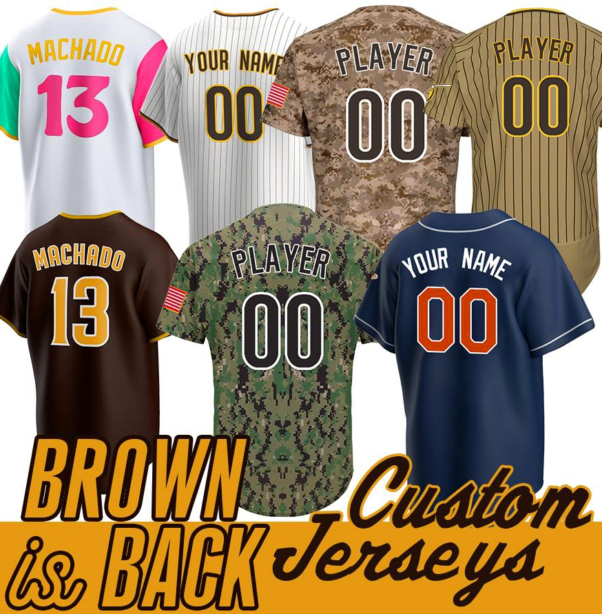 

Fernando Tatis Jr 23 Jersey Yu Darvish Manny Machado Tony Gwynn Blake SNELL Musgrove Eric Hosmer Jake Cronenworth Brown Is Back Jerseys, Women/coolbase/white