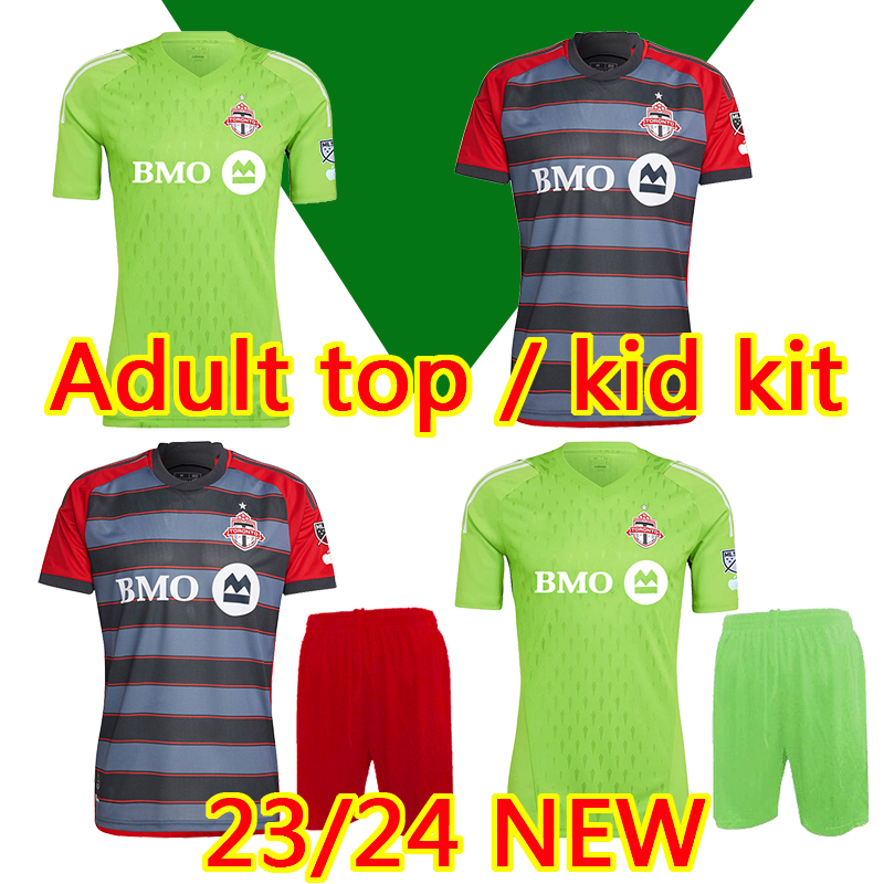 

23 24 Toronto FC soccer Jerseys Insigne KAYE fans 2023 BERNARDESCHI home away kit Bradley AKINOLA OSORIO VAZQUEZ JIMENEZ KERR football shirts men kids goalkeeper set, 23/24 home top