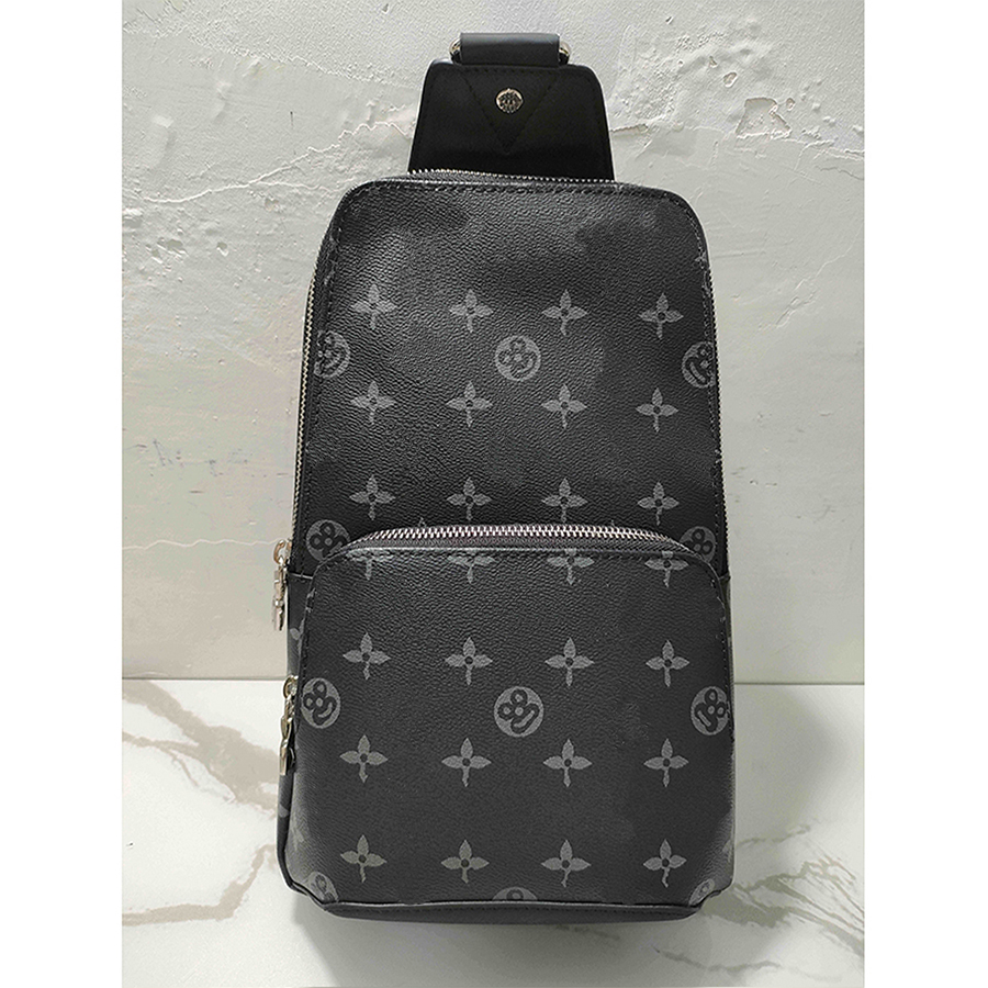 

Real leather Men chest bag AV. SLING BAG D.GRAP. N41719 travel bags MENS cross body breast shoulder pouch N41612 N41473 41473 N41712 AVENUE, No 2