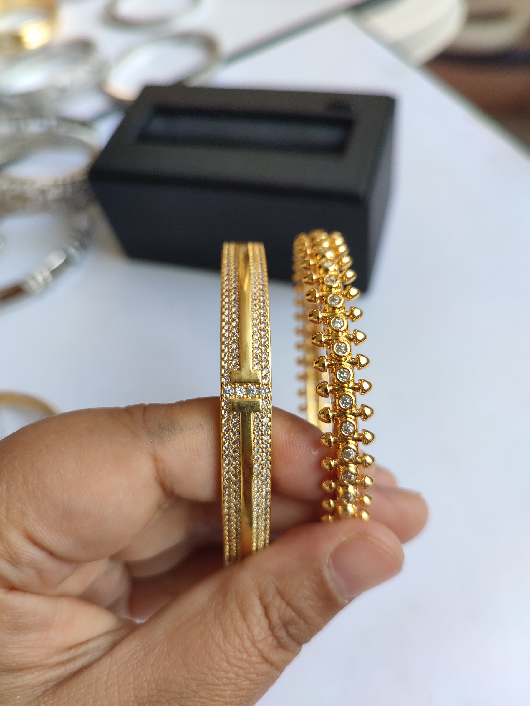 

love silver torque Designer solid gold single tennis bangle Luxury bracelets set Brand Fashion Diamond Jewelry for Men Women Party Wedding Everyday Accessories