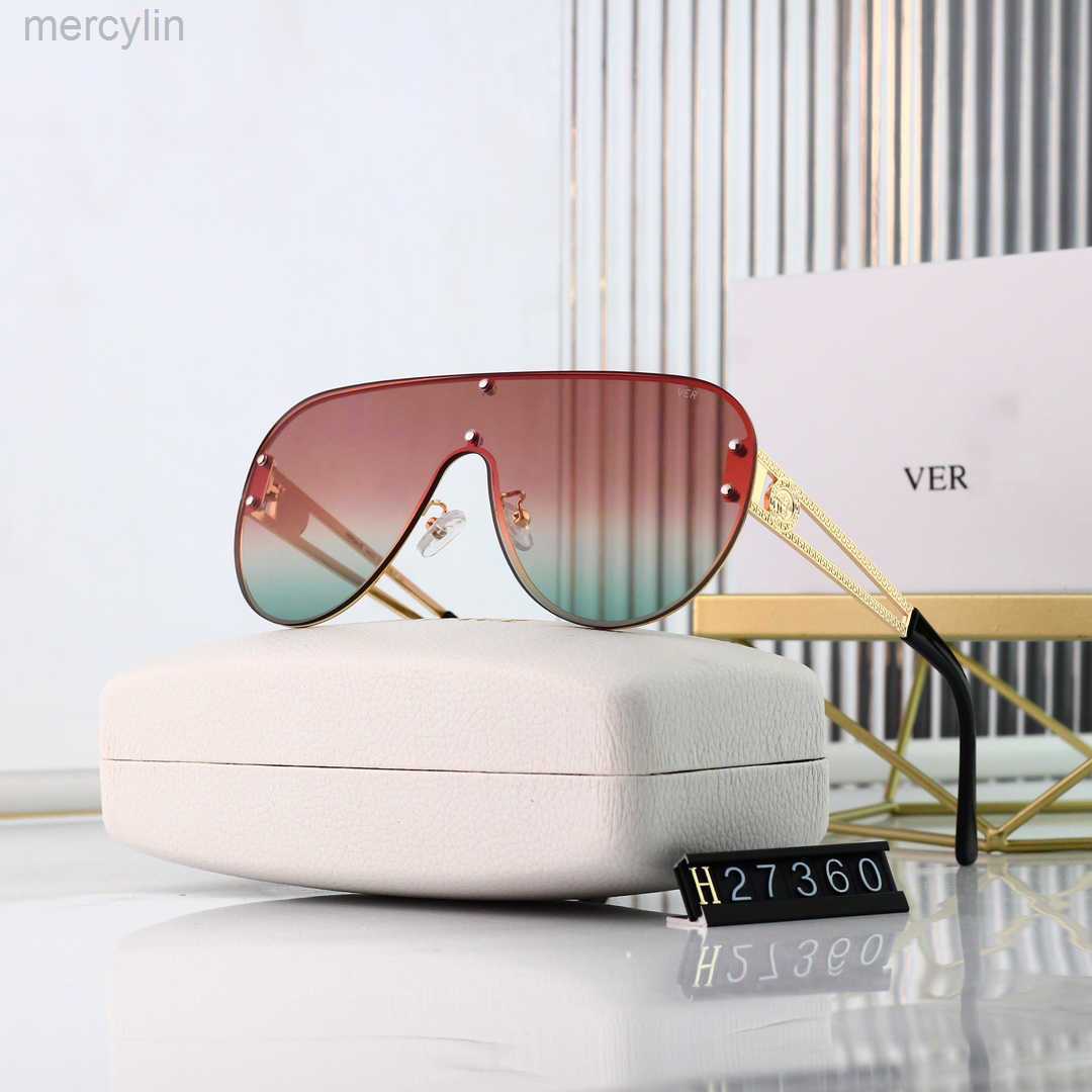 

Luxury Designer Versage Sunglasses Men's Women's Vercace Sunglasses Fashion Metal SunglassesBeauty Glasses Sunscreen Sunglasses Personality Tan 27360