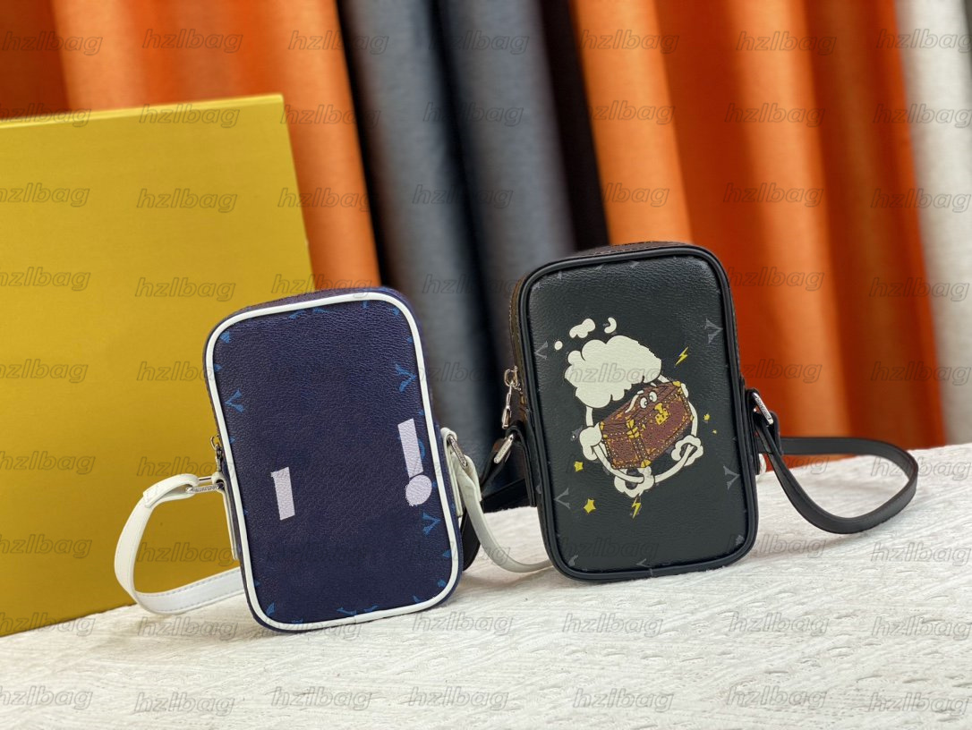 

Funny Comics Luxurys Bags M45893 M45928 Monograms Danube Handbag Leather Bag Purse Wallet Colorful Designer Crossbody, Color 02