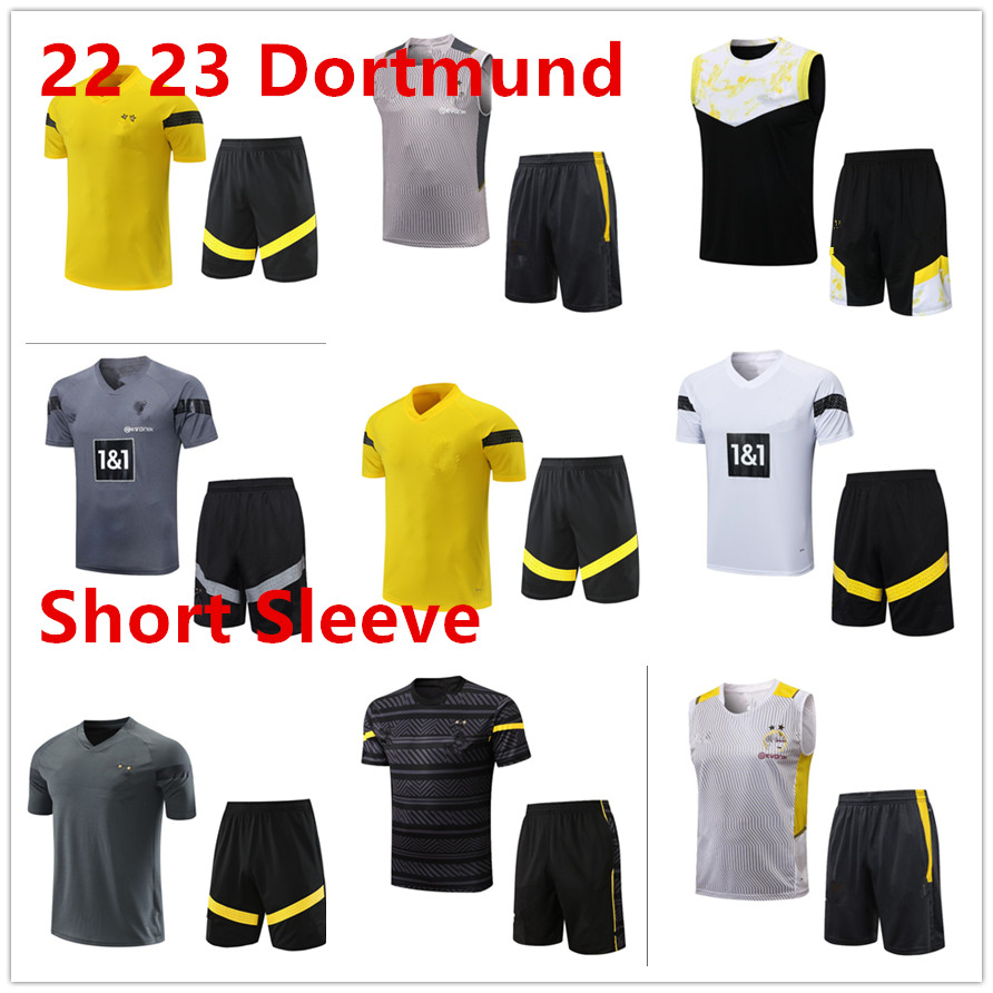 

2023 New Dortmund HALLER soccer jerseys football shirt REUS shorts sleeves NEONGELB BELLINGHAM HUMMELS BRANDT maillot de foot 22 23 tracksuit training suit