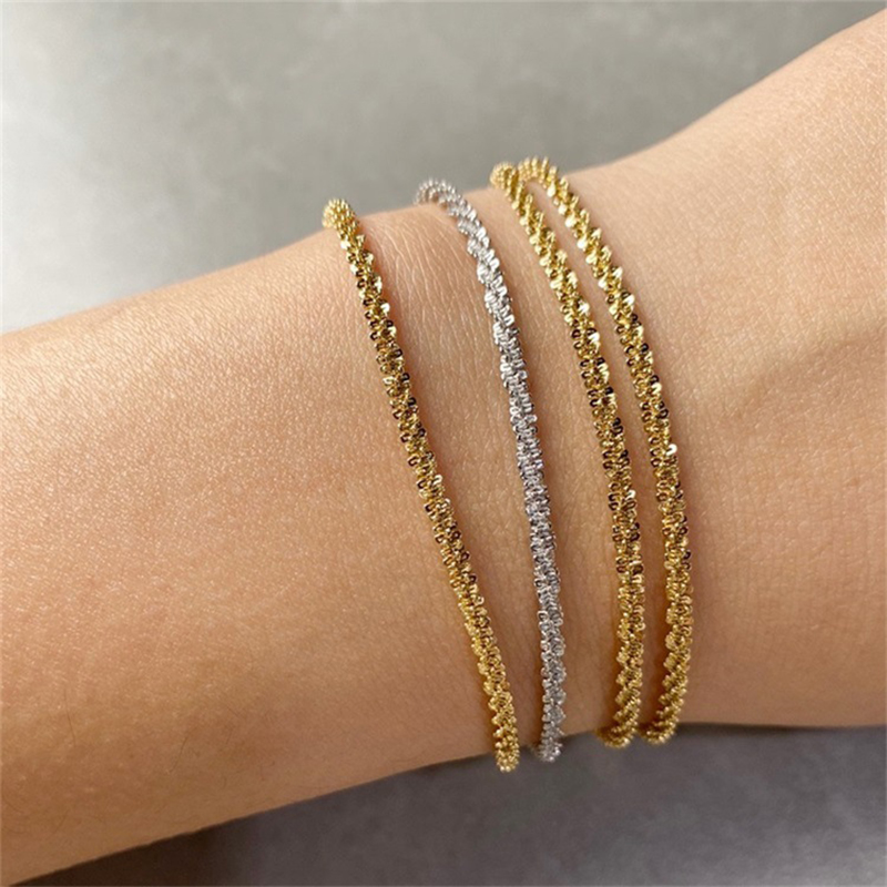 

link chain designer bracelet fashion womens bracelet gold silver flash adjustable bracelets bracelet stainless steel bracelet wedding special design beads