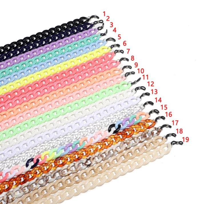 

New Leopard Acrylic Sunglasses Chain Women Reading Glasses Hanging Neck Chain Largand Glasses Chain Eyeglasses Strap2357515