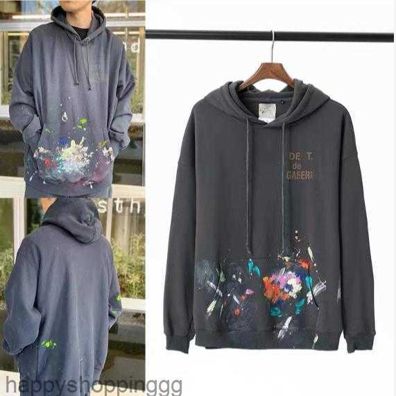

Galleryes Depts Autumn Spring Designer Men Women hoodie Pullover Sweatshirts Hip Hop Letter Print comfortable fabric soft healthy, Dark gray