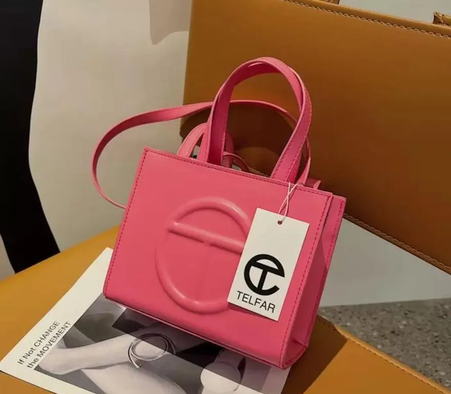 

telr bag shopping bag PU handbag women's fashion one shoulder messenger tote bag 11