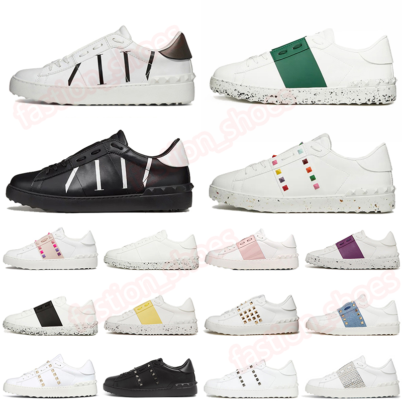 

Chaussures Shoe Valentinity Open Sneaker Low Sneakers Skate Casual Shoes Men Women designer low-top calfskin dhgate sports sports trainers size 46, Item 35-46 (1)