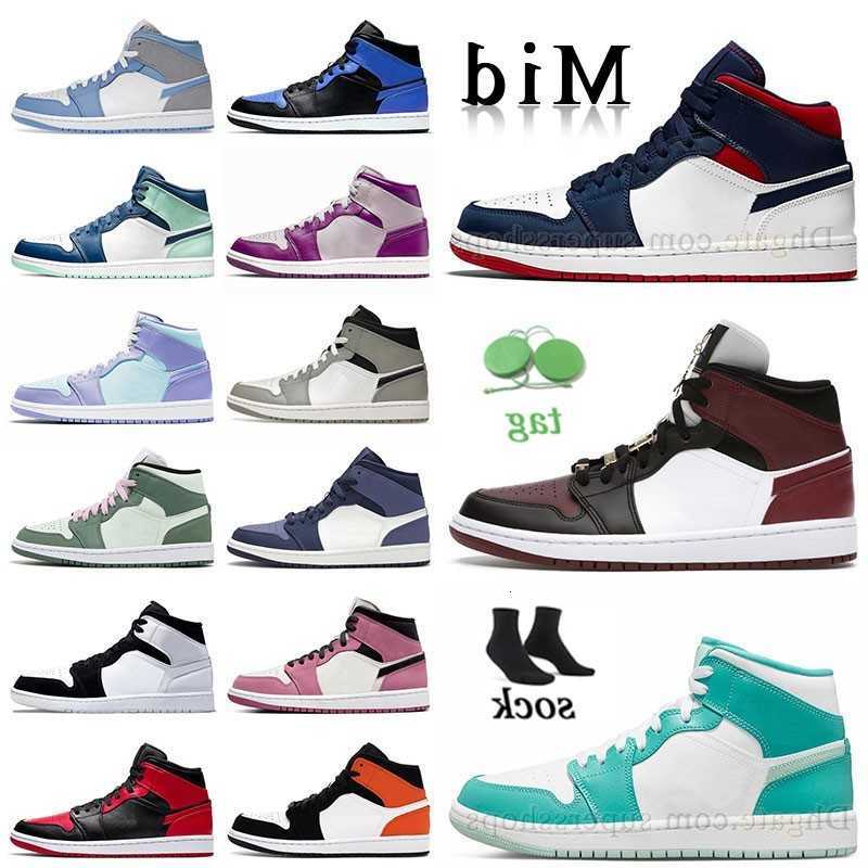 

Authentic Shoes Jumpman 1 Mid Marine Green Top Mids Sneakers Purple Pulse Se Usa Apricot Orange Milan Hyper Royal Wolf Grey Aluminum Blue Mint J1 Trainer, M07 36-46 mid digital pink