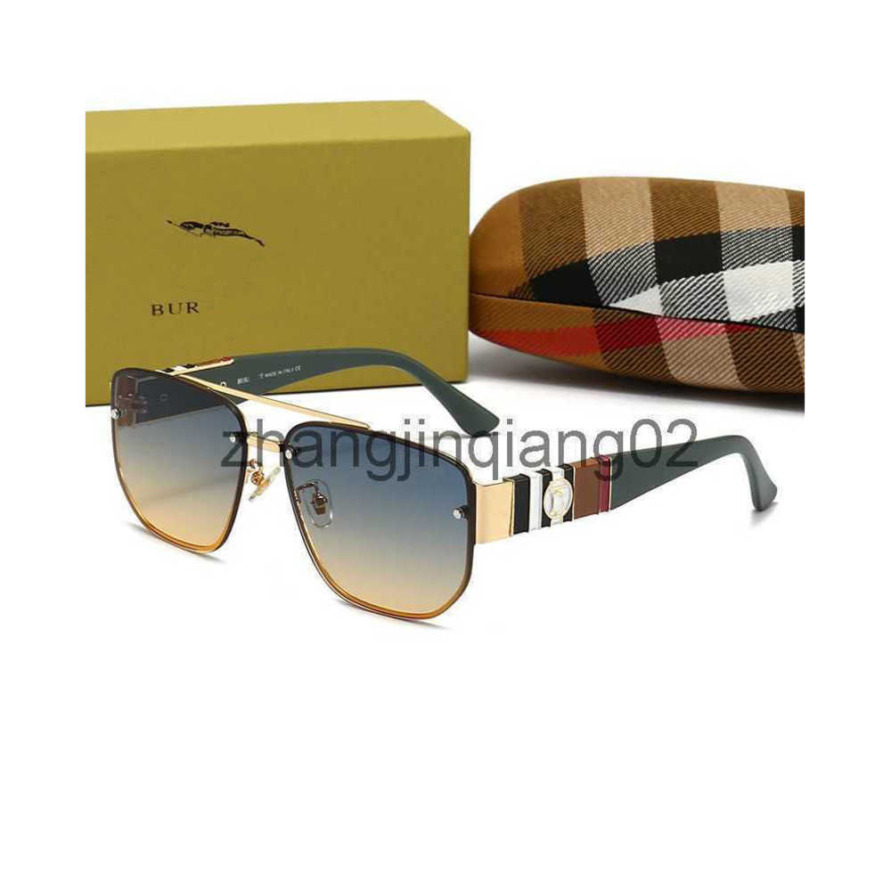 

Designer Burbrery Sunglass Cycle Luxurious Fashion Sport Polarize Sunglasses Men Women Summer Vintage Baseball Trend Casual Driving Travel Square Glasses