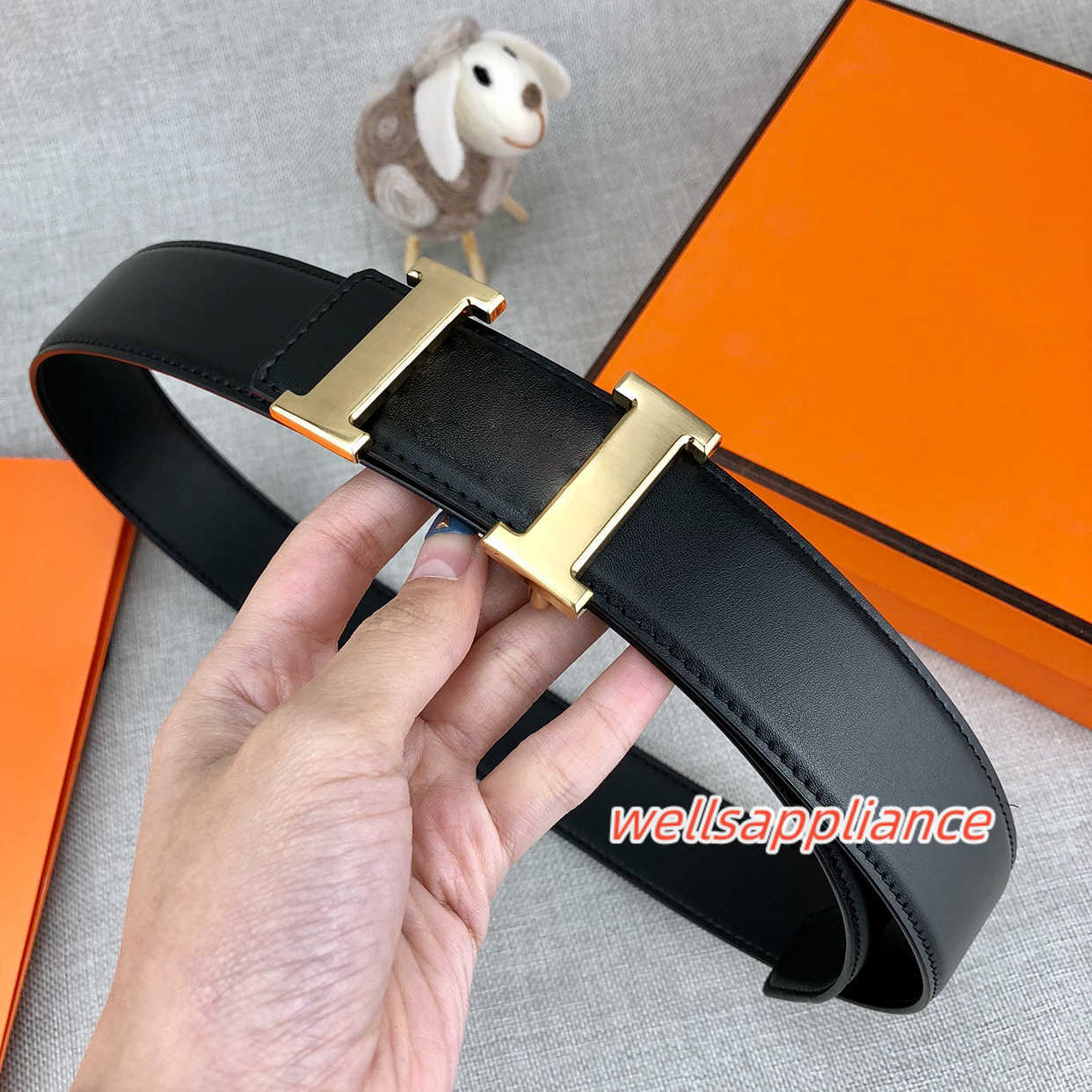 

men designers belts classic fashion business casual belt wholesale mens waistband womens metal buckle leather width 3.8cm hermes with box, Color