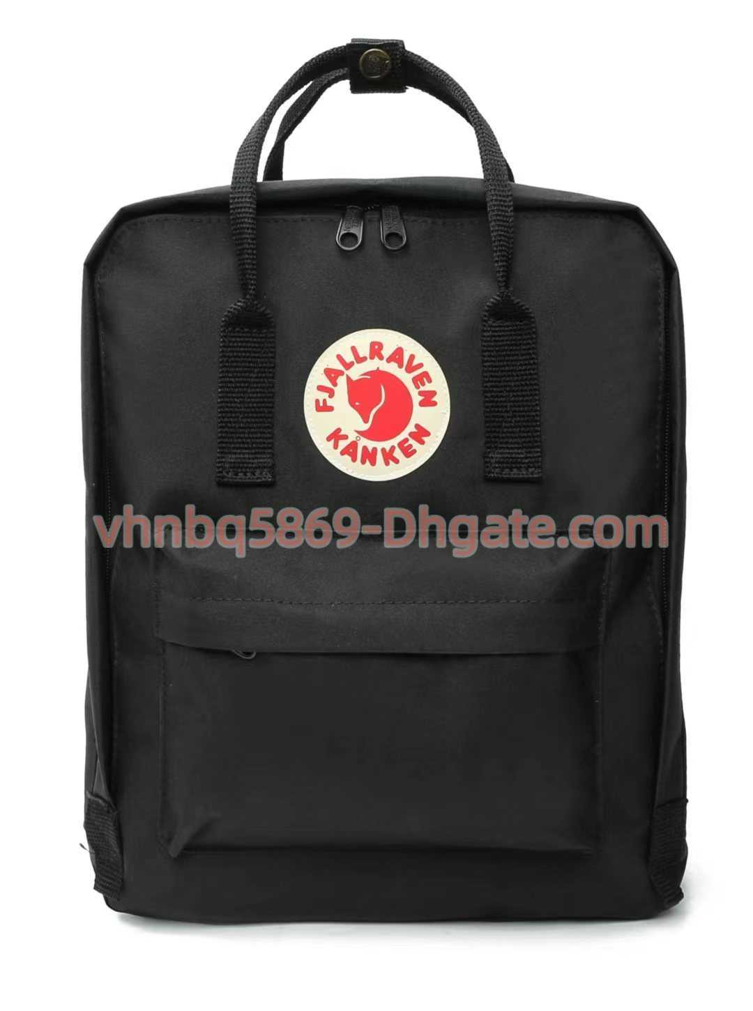 

Backpack Brand Luxury kankens Designer Classic Mini Mochilas School Bag fjallraven kanken Backpack Women Men Boy Girls Kid Backpack KBB, Black