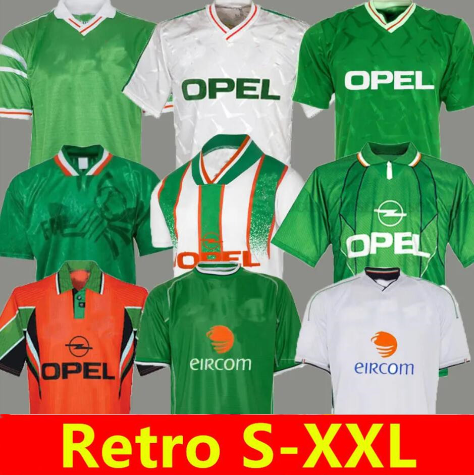 

2002 1994 KEANE retro IreLAnDs soccer jerseys 1988 1990 1992 1996 1997 02 03 classic vintage Irish McGRATH Duff STAUNTON HOUGHTON McATEER, 1990 away