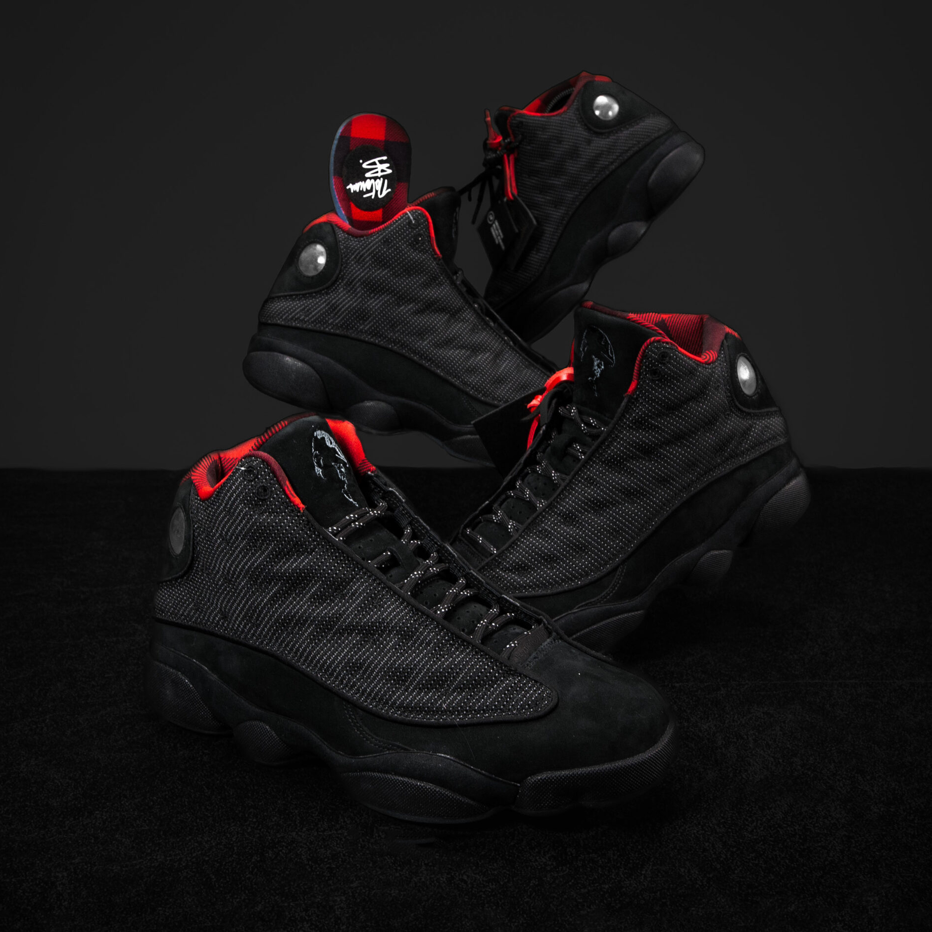 

B.I.G. x 13 Mens Basketball shoes 13s Christopher Wallace Biggie 50th Anniversary of hip-ho men trainers outdoor sports sneakers 40-47