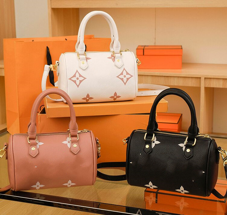 

Mini letter print children handbag 2023 fashion girls rount totes small shoulder bags factory supply, Pink