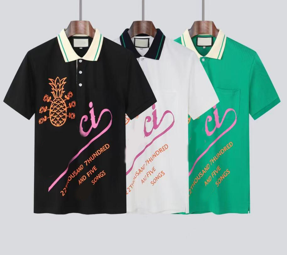 

Fashion polo man mens polos poloshirt Top Tee Short sleeve T-Shirts designer Loose Tees casual black white t shirt luxe plain t shirts for men TV1917