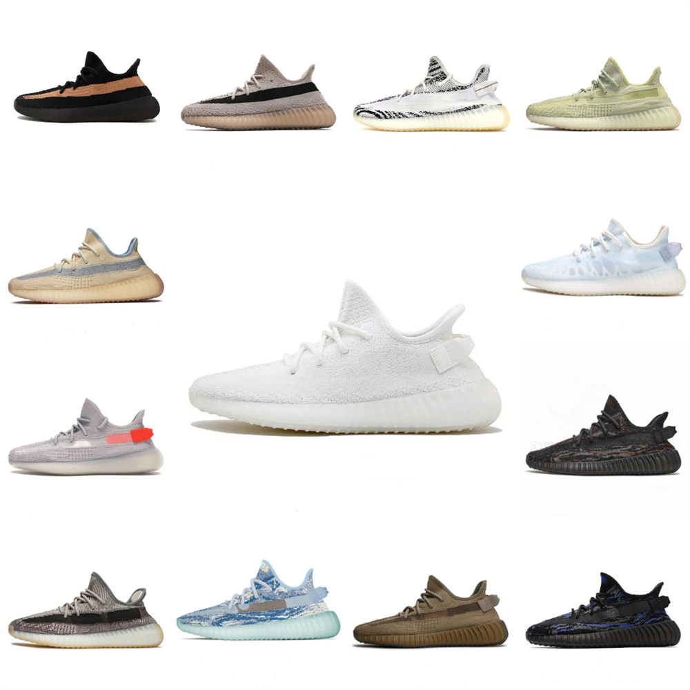 

Men Women Running Shoes Yeezys Boost 350 V2 Yezzys Yeezzys Bone Beluga Reflective Onyx Slate Black White Hyperspace Dazzling Blue Flax Zebra Sneakers, 37