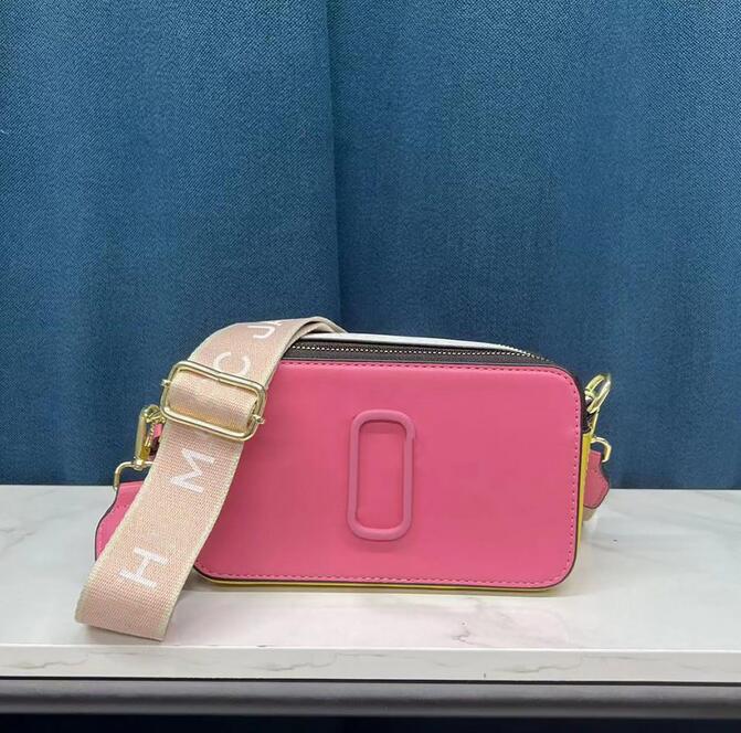 

Designer Fashion bag Ladie Handbag Famous totes Marc Jocobs Snapshot Camera Small Crossbody purse Women Shoulder Bags Messenger cross body Y0816