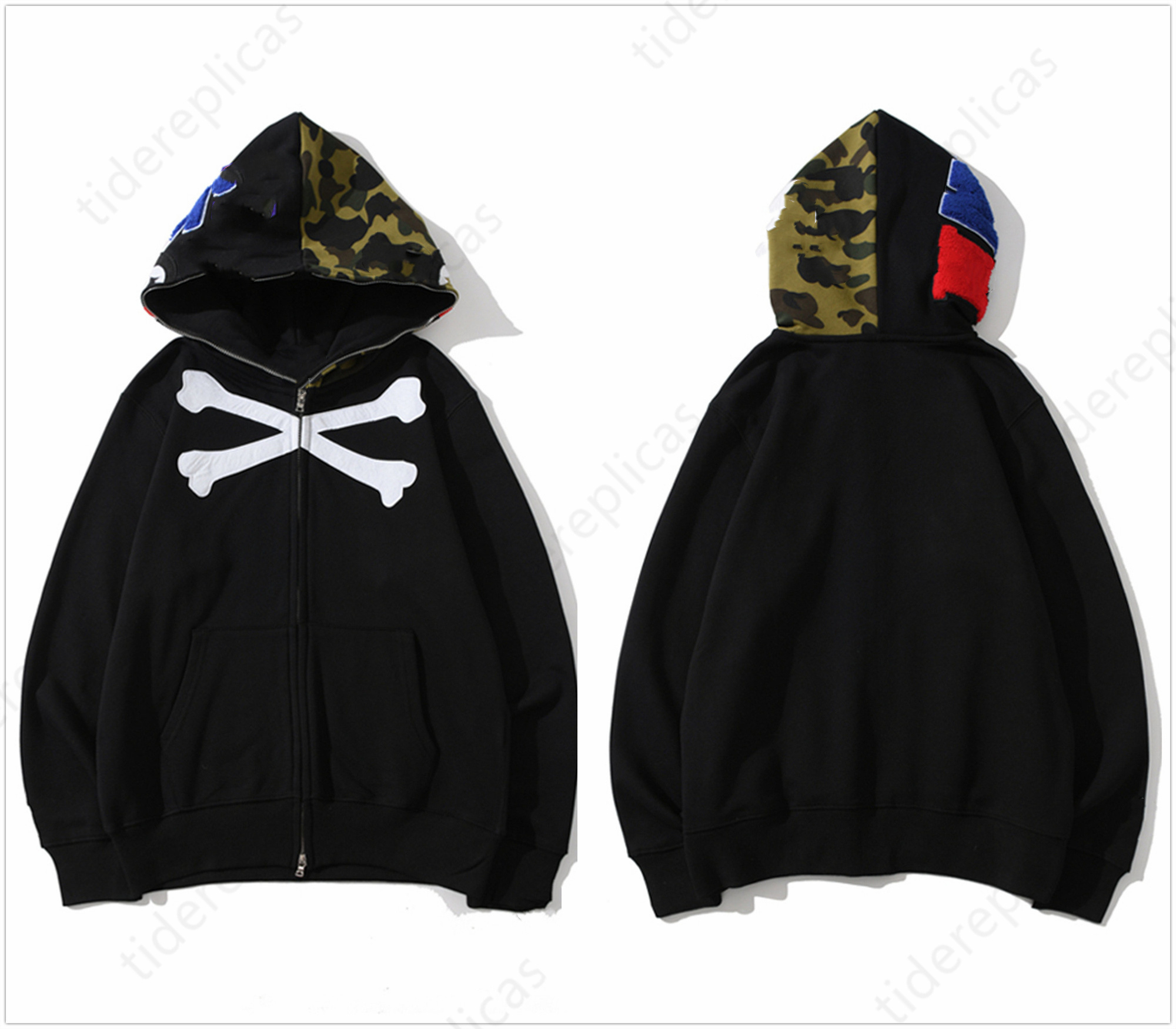 

mens hoodies designer hoodie womens hoodys digital pixel camouflage color matching luminous sweatshirts cotton sweaters Camouflage Luminous Multicolour, Style no. 14