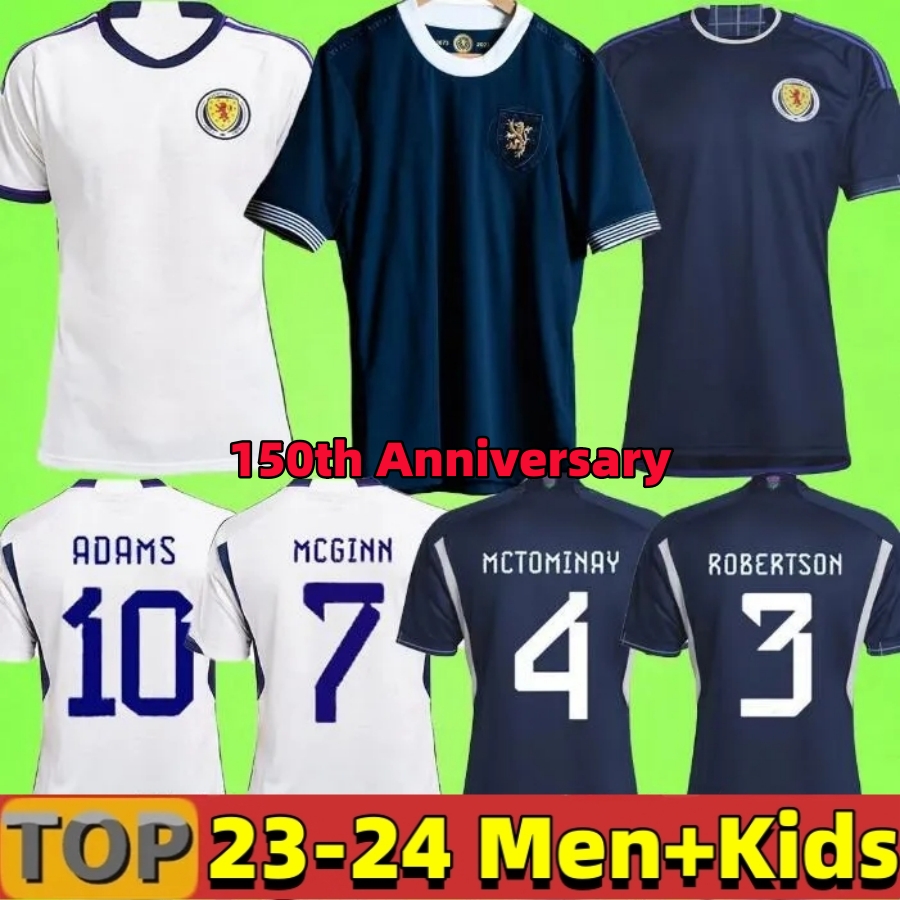 

2022 Scotland TIERNEY Soccer Jerseys 22/23 150th ROBERTSON McTOMINAY McGREGOR DYKES ADAMS Shirt Away national team CHRISTIE ARMSTRONG FRASER football uniform, 150 th aldult