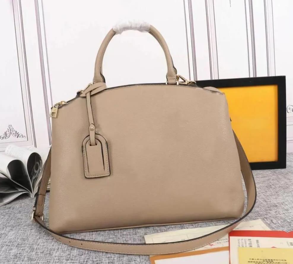 

Genuine Leather Bags Women Fashion Handbags Shoulder Messenger Bag PETIT PALAIS Tote GRAND PALAIS Satchel, Black small embossed letter