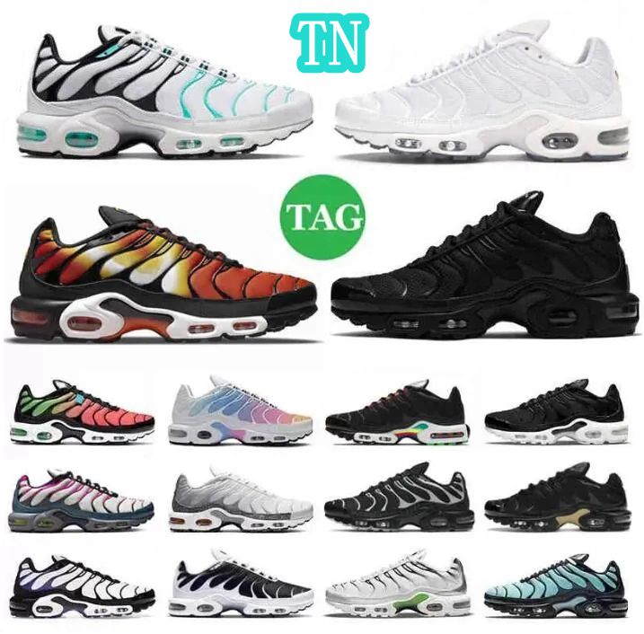 

tn plus mens running shoes tns terrascape Unity Triple Black White Tnplus sneakers Spray Paint Hyper Jade University Blue Wild Prints Gold Bullet trainers, 26