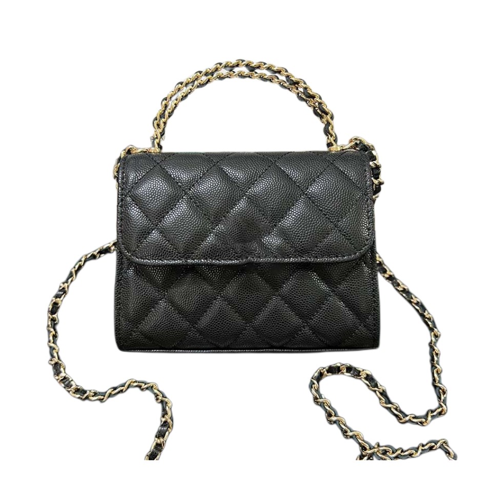 

AAAAA messenger chain bags designer luxury handbags wallets chain fashion crossbody bags purses and handbags designer handbags famous brands, Black